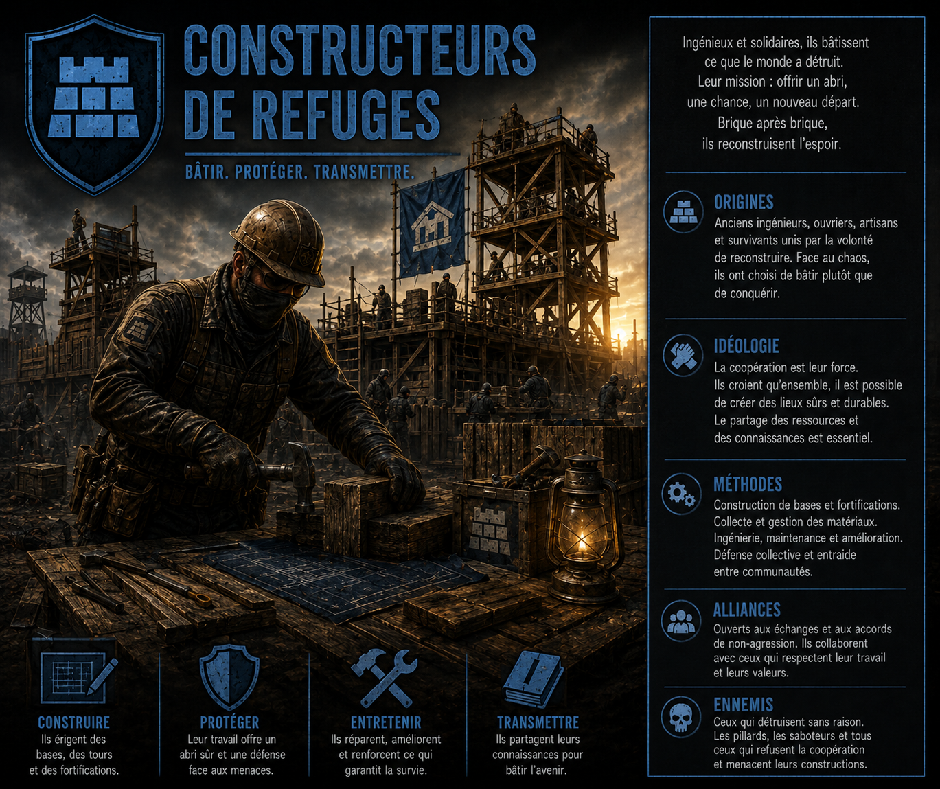 🏗️ Constructeurs de Refuges