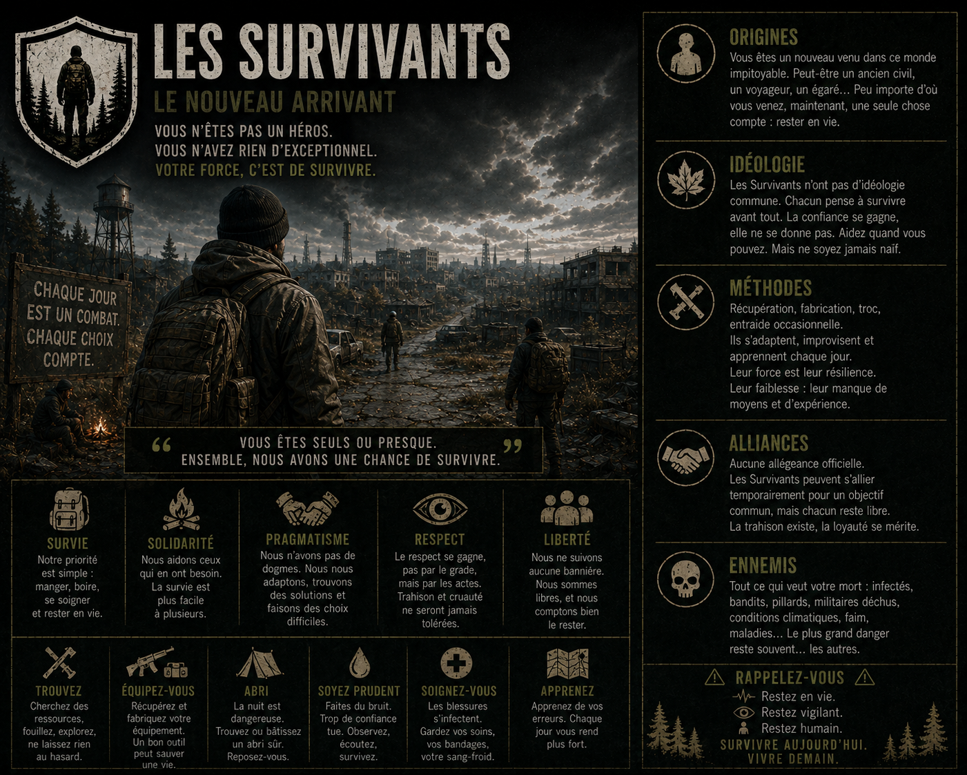 🧍 Survivants Neutres
